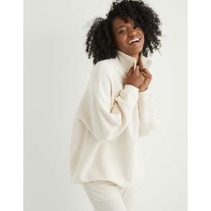 Aerie | Good Vibes Corded Oversized Quarter Zip Sweatshirt